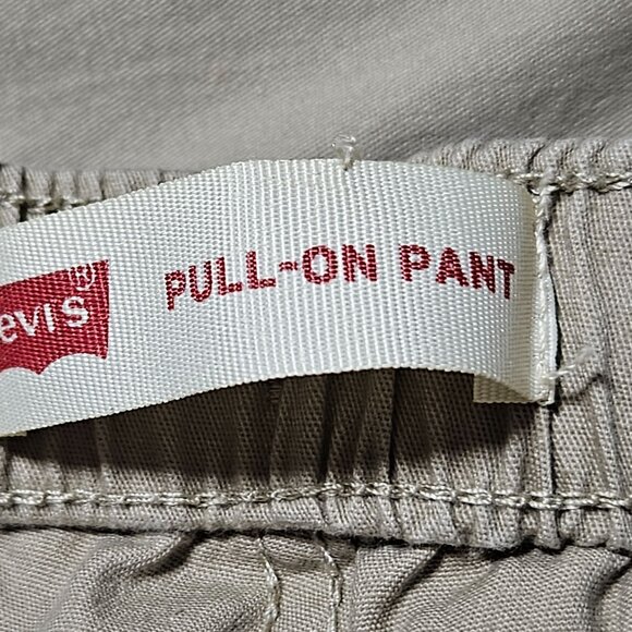 Levis Youth Khaki Pull on Pants Size 14 Jeans Slim Fit Stretch Comfort Waist - Picture 7 of 8
